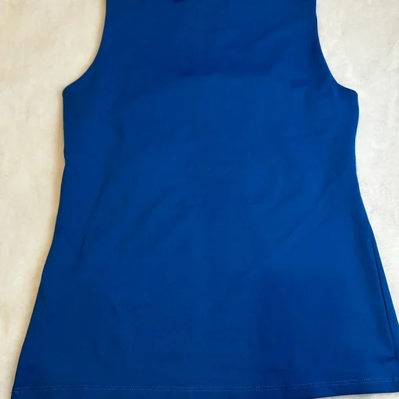 Blue Sleeveless Women's Top - Picture 4 of 4